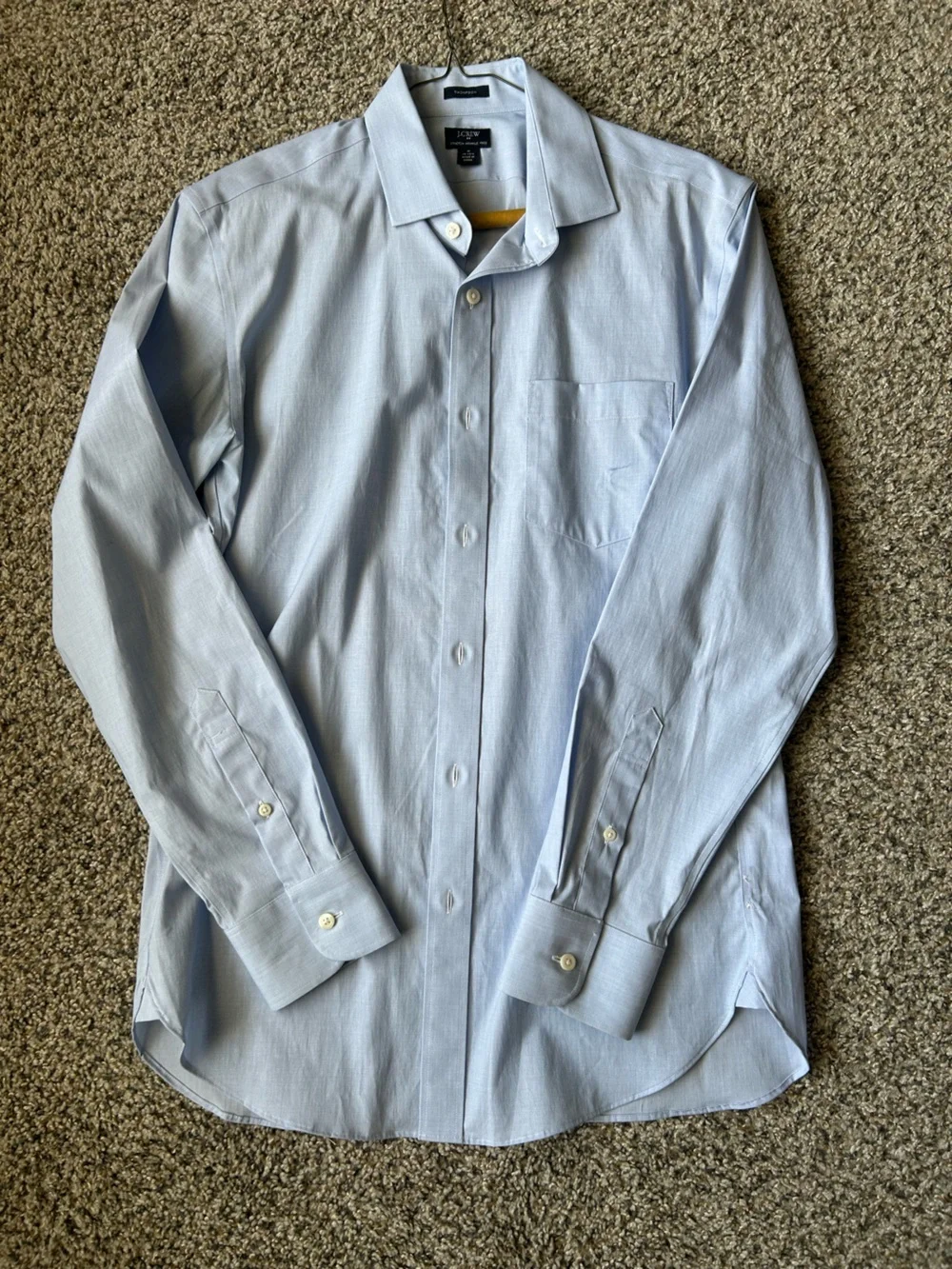 J. Crew Light Blue Long-Sleeve Dress Shirt